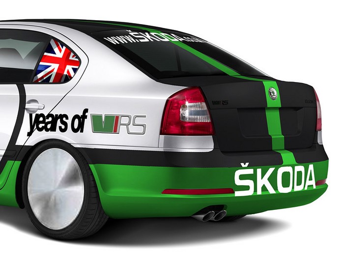 Эскиз самой быстрой Skoda Octavia RS